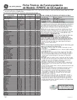 Preview for 160 page of GE DFE Series Owner'S Manual & Installation Instructions