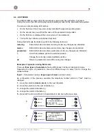 Preview for 29 page of GE Digital Energy SG 10 Operating Manual