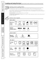 Preview for 8 page of GE DSKS333E Owner'S Manual