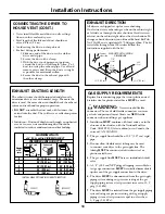 Preview for 13 page of GE DSXH43EF Owner'S Manual & Installation Instructions