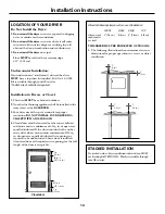 Preview for 14 page of GE DSXH43EF Owner'S Manual & Installation Instructions