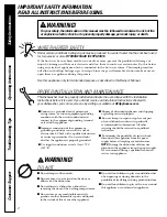 Preview for 2 page of GE EDW3000G Series Owner'S Manual