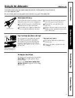 Preview for 11 page of GE EDW3000G Series Owner'S Manual