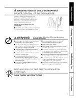 Preview for 3 page of GE EDW6100N10BB Owner'S Manual