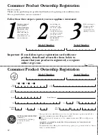 Preview for 52 page of GE EGR2000 Owner'S Manual & Installation Instructions