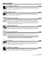 Preview for 56 page of GE EGR2000 Owner'S Manual & Installation Instructions