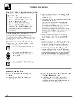 Preview for 18 page of GE EGR2000 Owner'S Manual And Installation Instructions