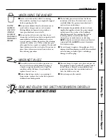 Preview for 3 page of GE EWA4500 Owner'S Manual