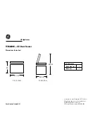 GE FCM20DM Specification preview