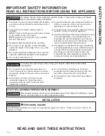 Preview for 3 page of GE FCM22L Owner'S Manual And Installation Instructions