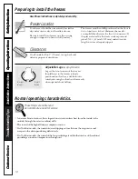 Preview for 10 page of GE FCM5 Owner'S Manual