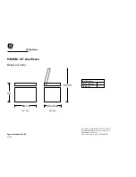 GE FCM5DM Specification preview