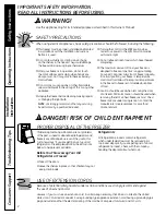 Preview for 2 page of GE FCM7SUWW Owner'S Manual & Installation Instructions