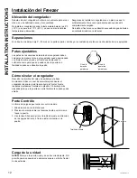 Preview for 44 page of GE FUF17 Owner'S Manual And Installation Instructions