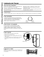 Preview for 44 page of GE FUF17SMRWW Owner'S Manual And Installation Instructions