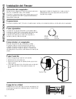 Preview for 44 page of GE FUF21 Owner'S Manual And Installation Instructions