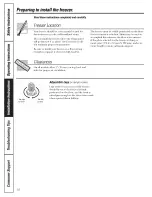 Preview for 10 page of GE FUM12 Owner'S Manual & Installation Instructions