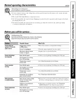 Preview for 11 page of GE FUM12 Owner'S Manual & Installation Instructions