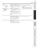 Preview for 11 page of GE FUM15 Owner'S Manual & Installation Instructions