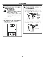 Preview for 8 page of GE GCG1500 BB Installation Instructions Manual