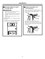 Preview for 8 page of GE GCG1580RSS Installation Instructions Manual