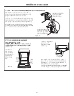 Preview for 8 page of GE GDF410SSF0SS Installation Instructions Manual