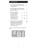 Preview for 6 page of GE GE universal remote Instruction Manual