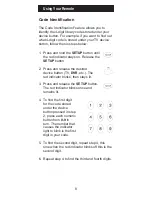 Preview for 8 page of GE GE universal remote Instruction Manual