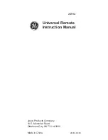 Preview for 16 page of GE GE universal remote Instruction Manual