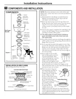 Preview for 6 page of GE GFC501VGB Series Owner'S Manual & Installation Instructions