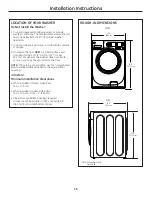 Preview for 16 page of GE GFWH1400DWW Owner'S Manual & Installation Instructions