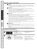 Preview for 6 page of GE GFWH2405MV User Manual