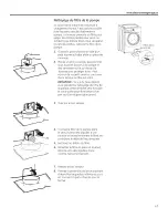 Preview for 47 page of GE GFWS1705 Owner'S Manual & Installation Instructions