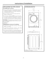 Preview for 51 page of GE GFWS1705 Owner'S Manual & Installation Instructions