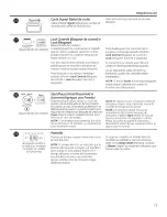 Preview for 73 page of GE GFWS1705 Owner'S Manual & Installation Instructions