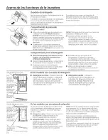 Preview for 74 page of GE GFWS1705 Owner'S Manual & Installation Instructions