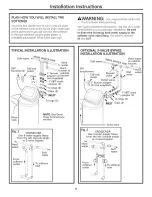 Preview for 5 page of GE GNSM48F Owner'S Manual & Installation Instructions