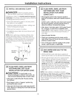 Preview for 9 page of GE GNSM48F Owner'S Manual & Installation Instructions