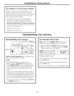 Preview for 10 page of GE GNSM48F Owner'S Manual & Installation Instructions