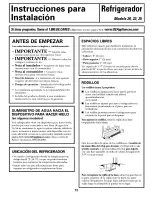 Preview for 72 page of GE GSH25JFPACC and Owner'S Manual And Installation Instructions