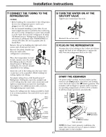 Preview for 17 page of GE GTS18DBPFLCC and Owner'S Manual And Installation Instructions