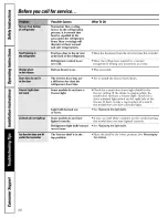 Preview for 26 page of GE GTS18DBPFLCC and Owner'S Manual And Installation Instructions