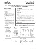 GE GTUP270EM3WW Installation Instructions Manual preview