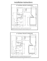 Preview for 3 page of GE GTUP270EM3WW Installation Instructions Manual