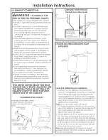 Preview for 7 page of GE GTUP270EM3WW Installation Instructions Manual