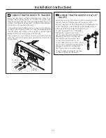 Preview for 14 page of GE GTW302BMP Owner'S Manual & Installation Instructions