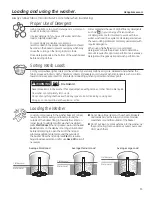 Preview for 11 page of GE GTW460 Owner'S Manual & Installation Instructions