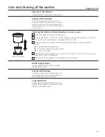 Preview for 13 page of GE GTW460 Owner'S Manual & Installation Instructions