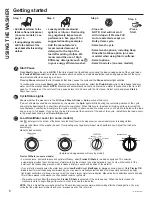 Preview for 8 page of GE GTW480 Owner'S Manual & Installation Instructions