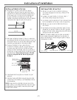 Preview for 20 page of GE GX1S50R Owner'S Manual And Installation Instructions